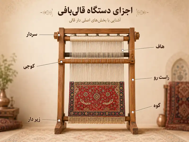 ۶ وسیله قالیبافی که هر هنرمندی باید داشته باشد! (راهنمای جامع)